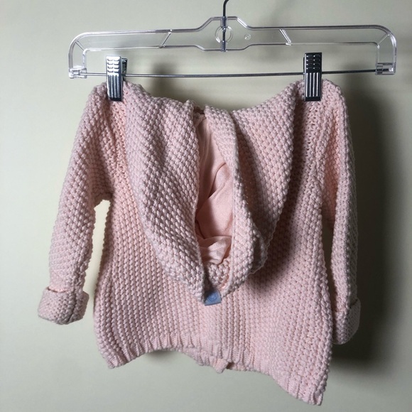 Beba Bean Baby Jacket/Pea Coat sz 6-12 Months Pink - Picture 2 of 4